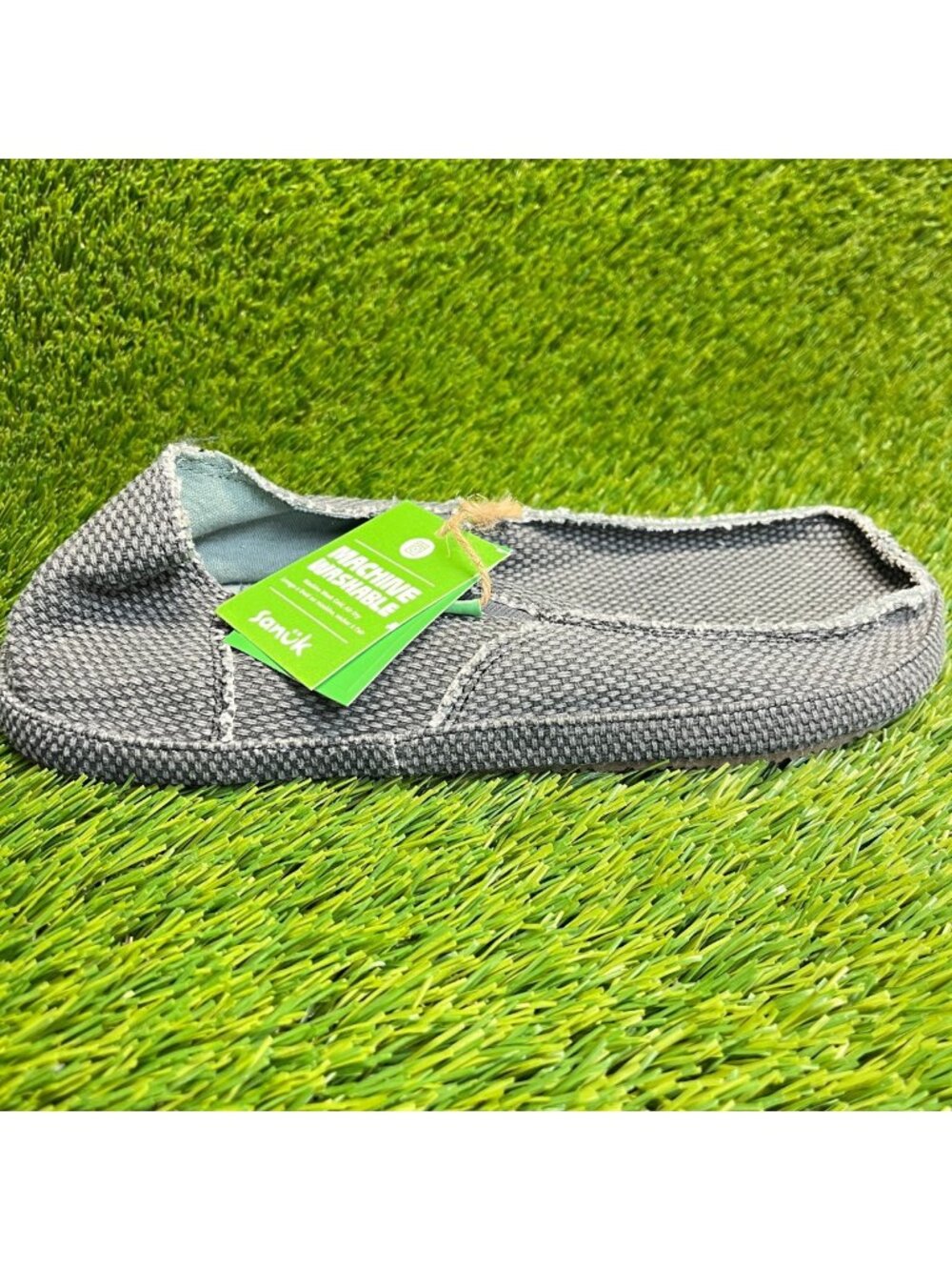 Sanuk Rounder Mens Size 8 Gray Casual Classic Outdoor Slip On Loafers Shoes